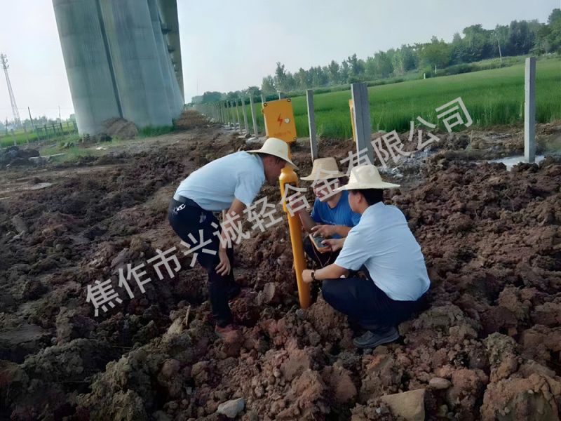 管道排流施工照片